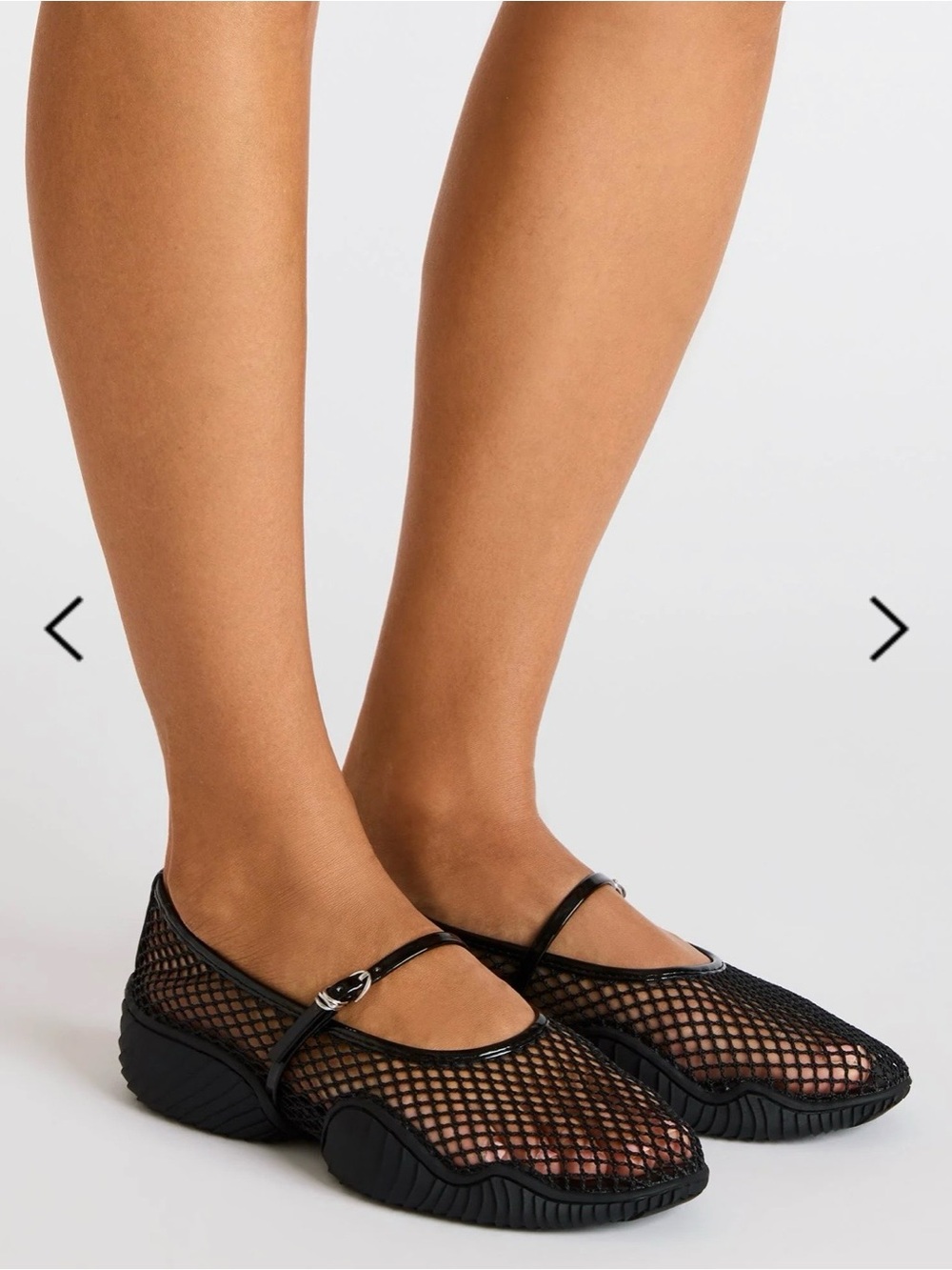 Steve Madden Vickee Black Mesh - Picture 4 of 4